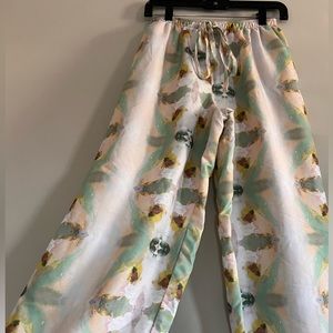 Colorful Fabric Pants